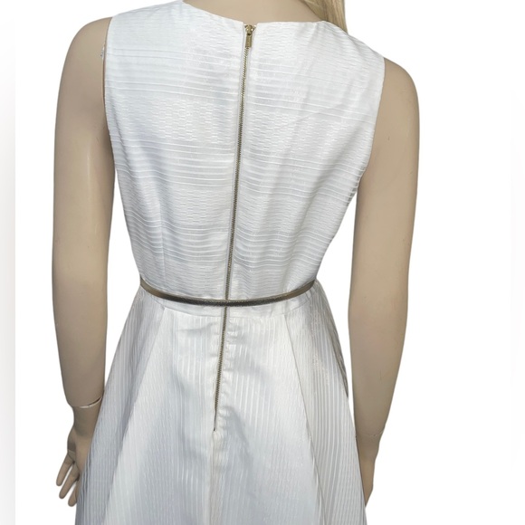 Calvin Klein Belted White Dress - Picture 4 of 9
